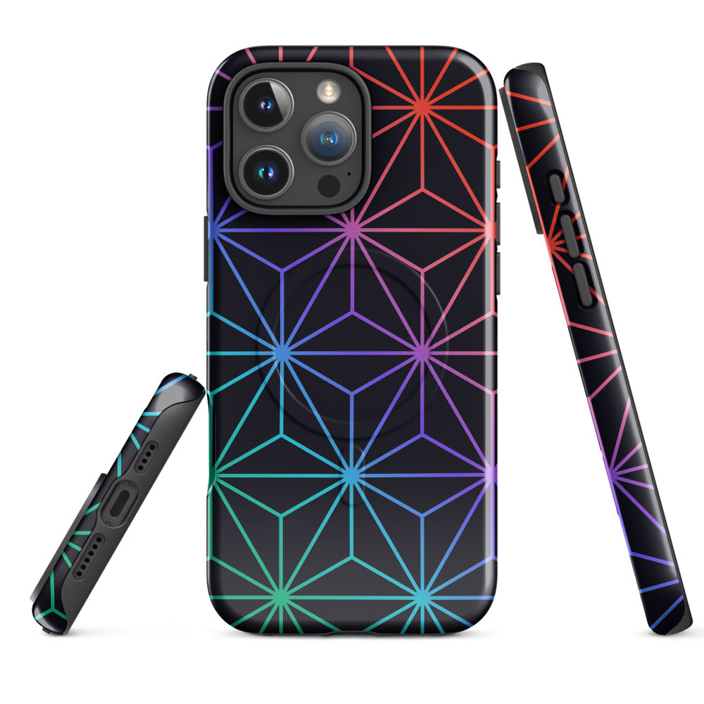 Asanoha | Night Tangles MagSafe iPhone Case, Glossy / iPhone 16 Pro Max