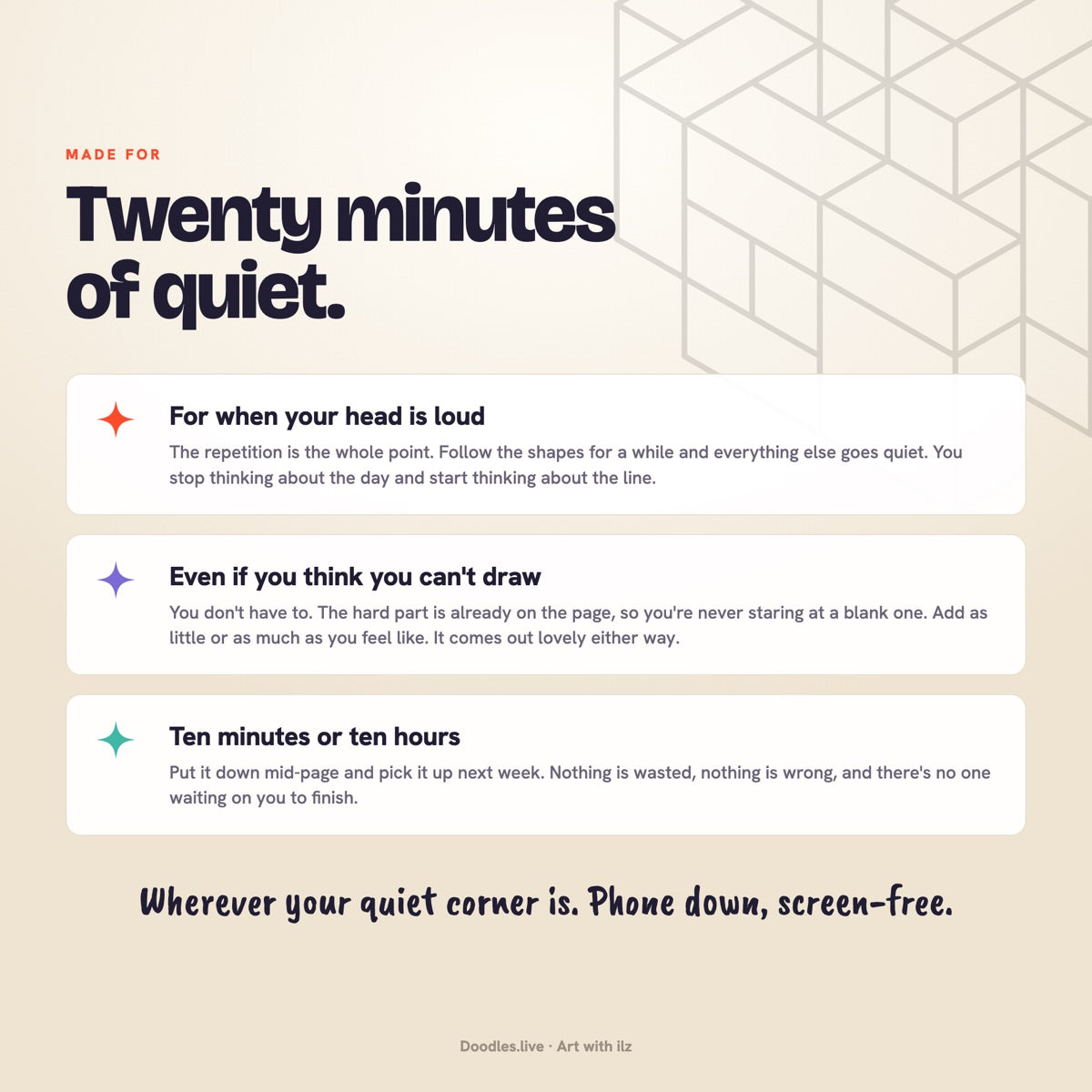 Block Party: Stacked Block & Impossible Shape Patterns