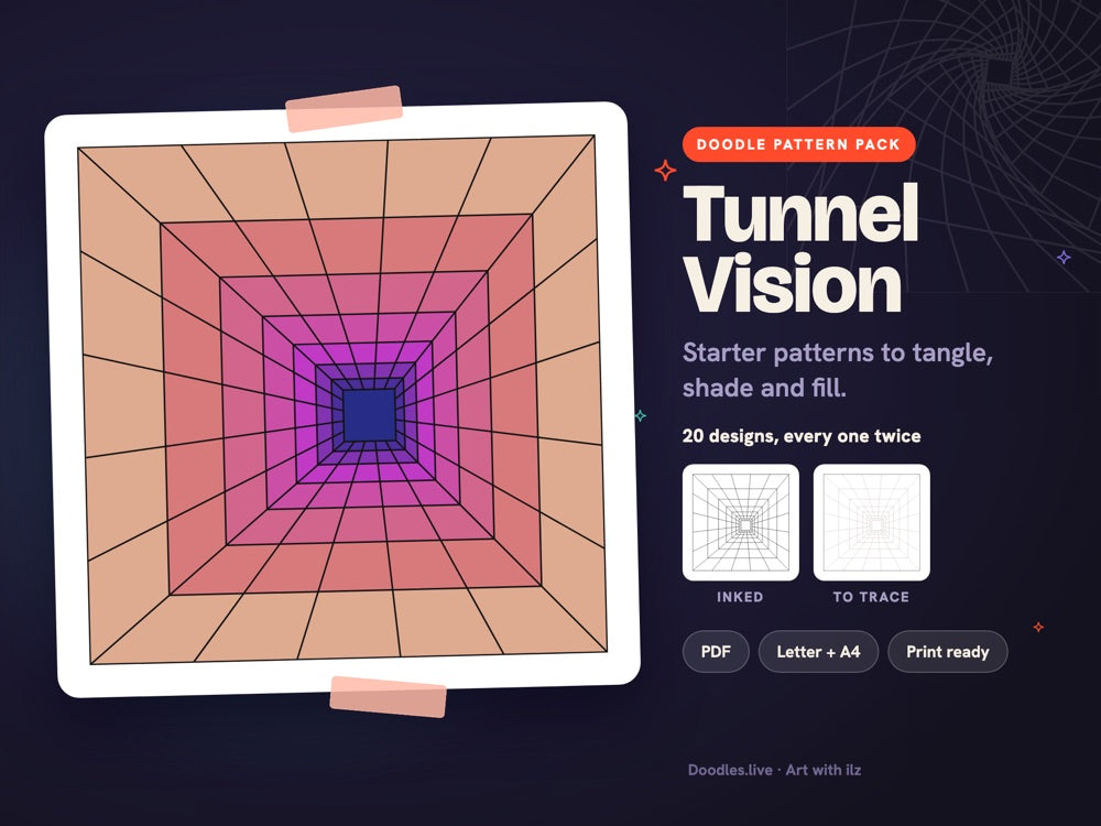 Tunnel Vision: One-Point Perspective Patterns