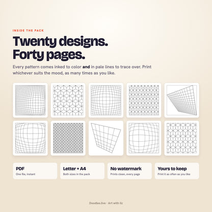 Optical Illusions: Illusion Doodle Patterns