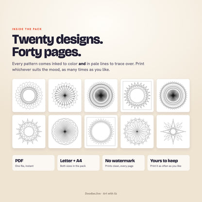 Spirograph: Looping Rosette Patterns