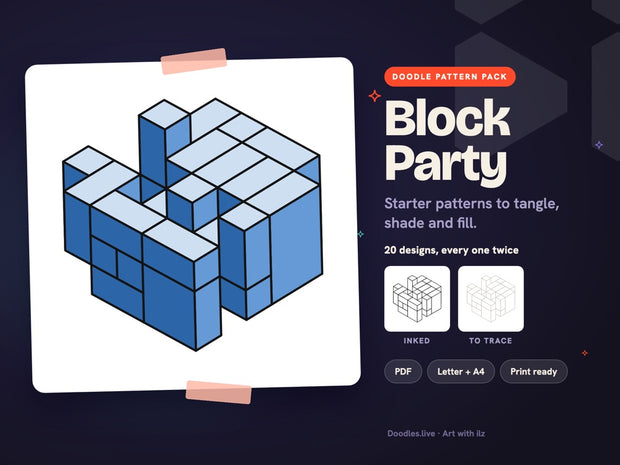 Block Party: Stacked Block & Impossible Shape Patterns