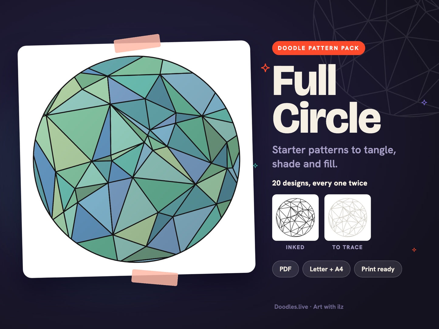 Full Circle: Round Doodle Patterns