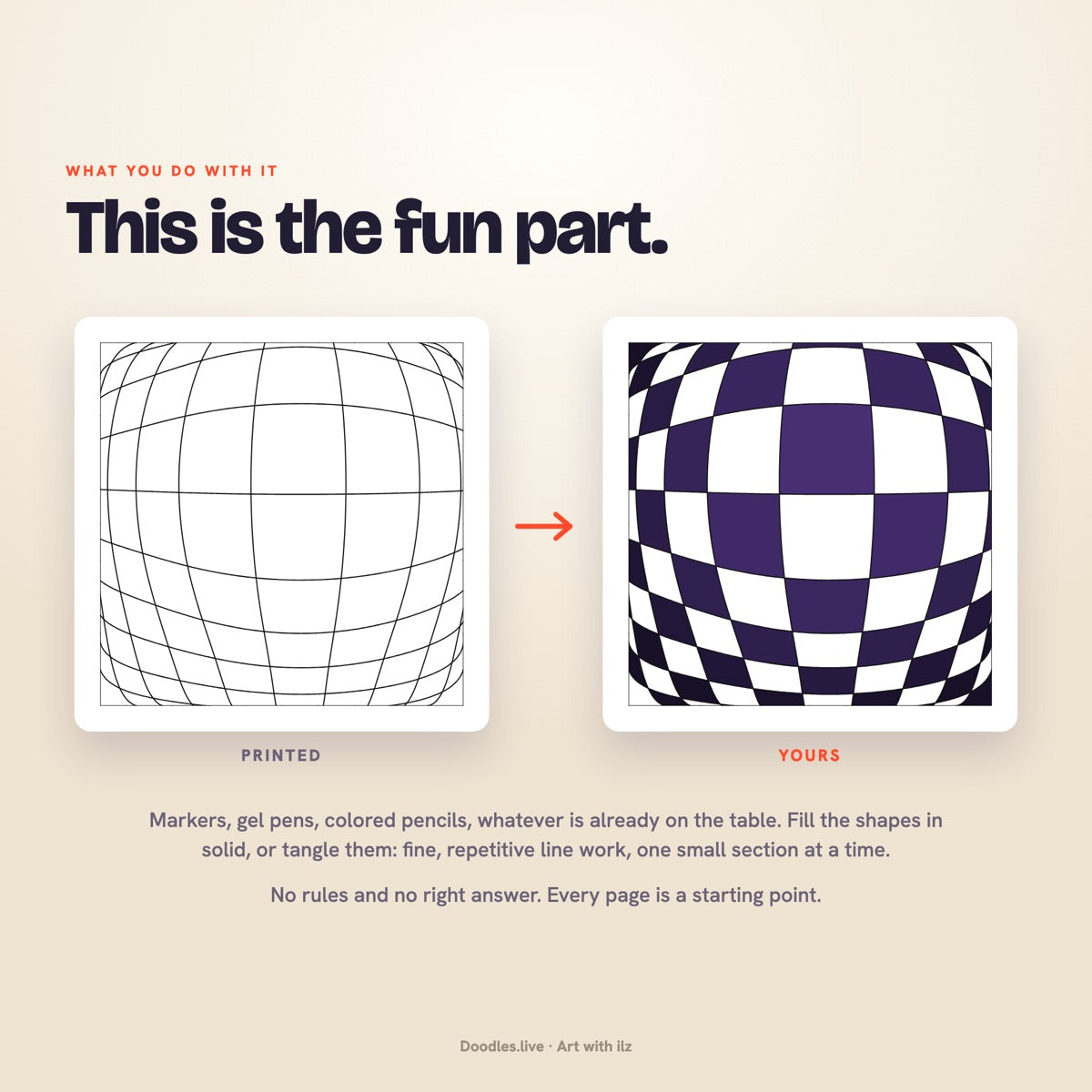 Optical Illusions: Illusion Doodle Patterns