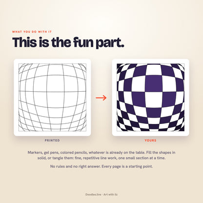 Optical Illusions: Illusion Doodle Patterns