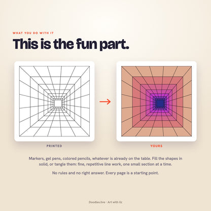 Tunnel Vision: One-Point Perspective Patterns
