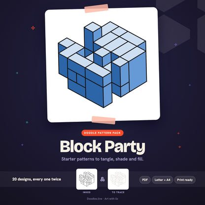 Block Party: Stacked Block & Impossible Shape Patterns