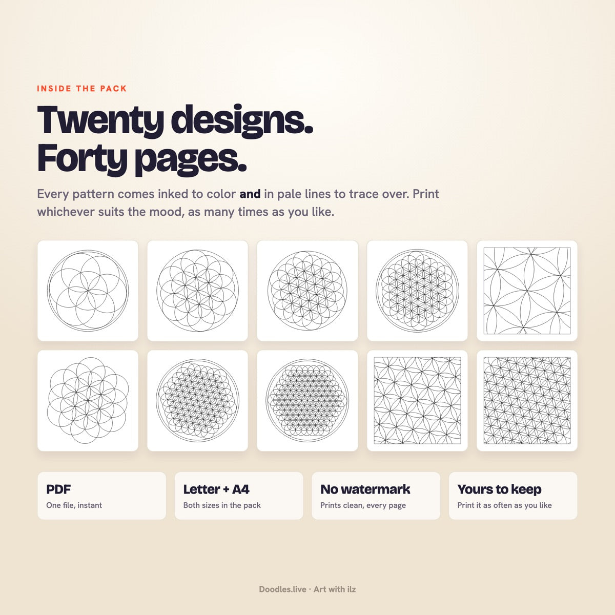 Flower of Life: Sacred Geometry Patterns
