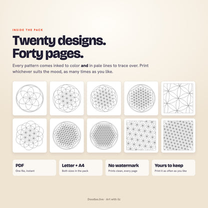 Flower of Life: Sacred Geometry Patterns