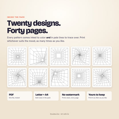 Tunnel Vision: One-Point Perspective Patterns