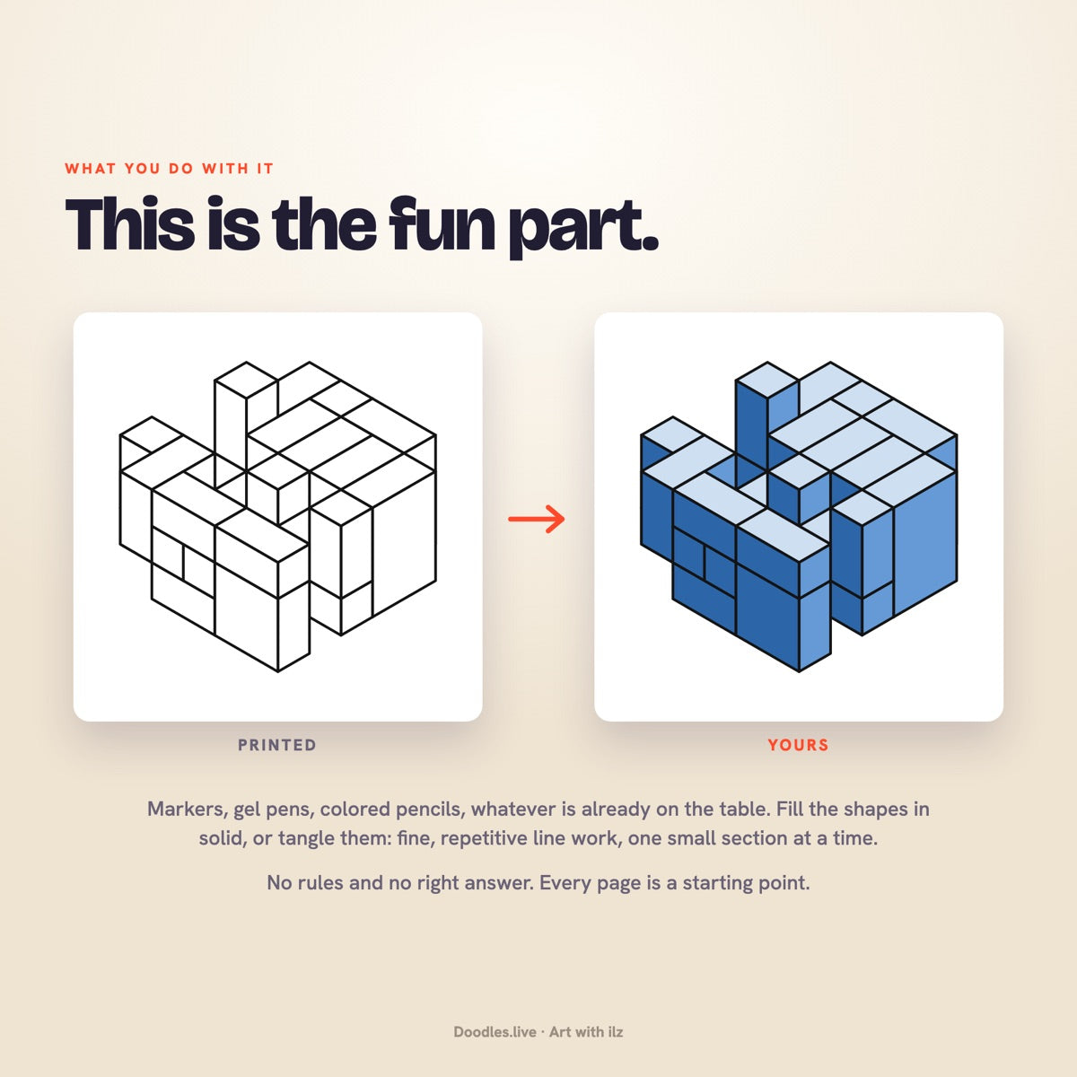 Block Party: Stacked Block & Impossible Shape Patterns