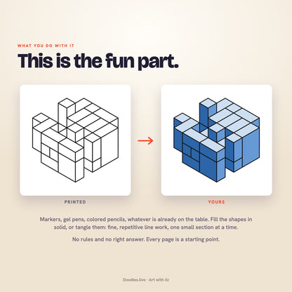 Block Party: Stacked Block & Impossible Shape Patterns