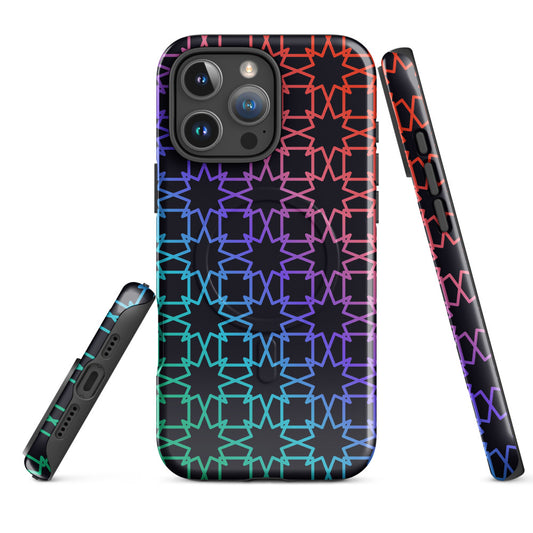 Girih | Night Tangles MagSafe iPhone Case, Glossy / iPhone 16 Pro Max