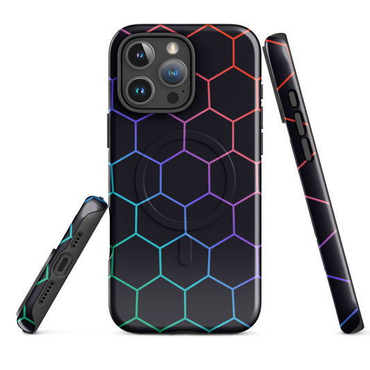 Honeycomb | Night Tangles MagSafe iPhone Case, Glossy / iPhone 16 Pro Max