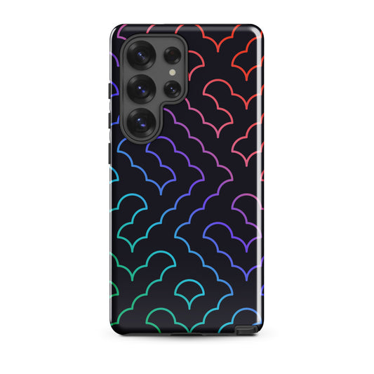 Truchet | Night Tangles Samsung Galaxy Case, Glossy / Samsung Galaxy S25 Ultra