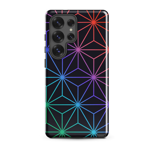 Asanoha | Night Tangles Samsung Galaxy Case, Glossy / Samsung Galaxy S25 Ultra