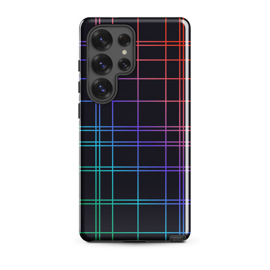Tartan | Night Tangles Samsung Galaxy Case, Glossy / Samsung Galaxy S25 Ultra
