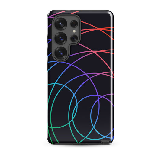 Moiré | Night Tangles Samsung Galaxy Case, Glossy / Samsung Galaxy S25 Ultra