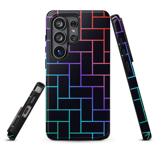 Herringbone | Night Tangles Samsung Galaxy Case, Glossy / Samsung Galaxy S26 Ultra