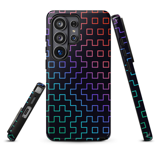 Sashiko | Night Tangles Samsung Galaxy Case, Glossy / Samsung Galaxy S26 Ultra